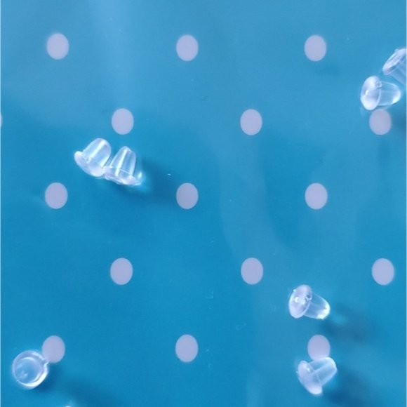 Hypoallergenic Earring buds/stoppers/closures 12 pairs (24 piece total) New - Picture 3 of 4